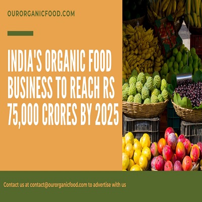 India’s organic food business expected to reach Rs.75,000 crores by 2025