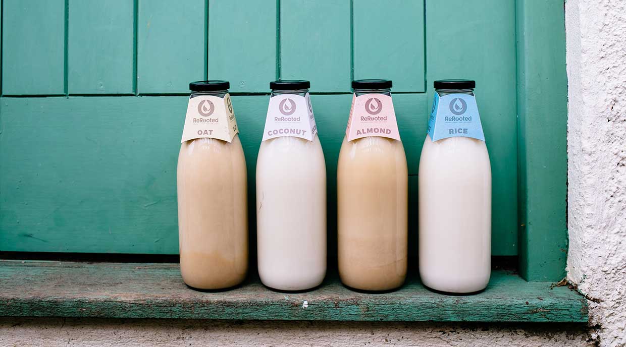 A vegan milk factory will soon deliver its zero-waste plant milks across the UK in an electric van