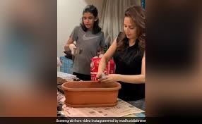 Madhuri Dixit Sets Up A Kitchen Garden With Her Family. See Her Post