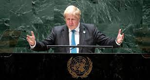 Johnson tells UN it is time for humanity to ‘grow up’ on climate change