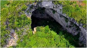 Sinkhole with forest at bottom: Chinese scientists make astounding discovery