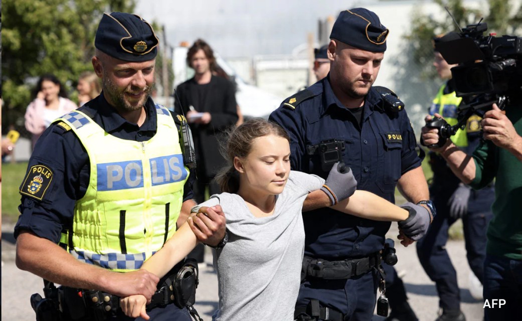 Climate Activist Greta Thunberg Removed From Sweden Protest Hours After Fine
