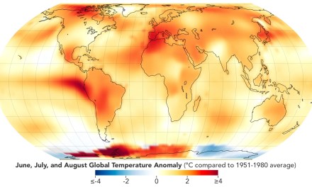 NASA Announces Summer 2023 Hottest on Record