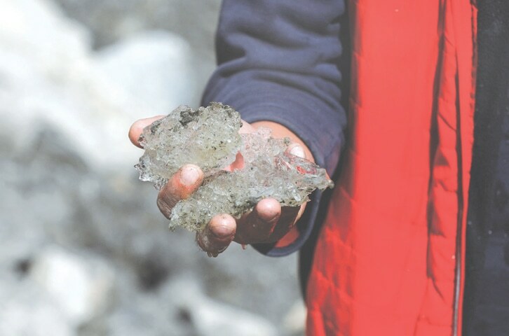 Facing melting glaciers, Hunzais fight for future