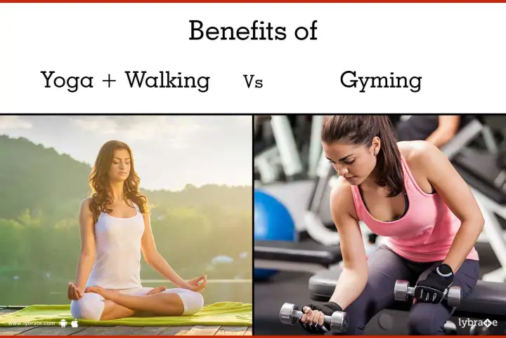 Benefits of Yoga + Walking Vs Gyming