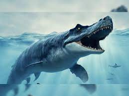 A giant blue dragon mosasaur roamed the Pacific waters 72 million years ago