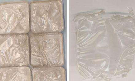 100% biodegradable plastic made from barley, decomposes in just 2 months