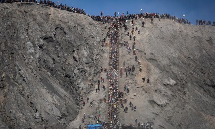 Indonesia’s Tenggerese pray for rain as climate change threatens crops