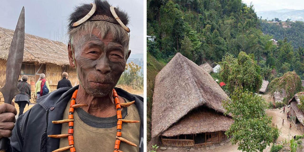 A Unique Village Where People Eat in India but Sleep in Another Country