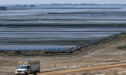 What is the extent of the global share of solar energy?