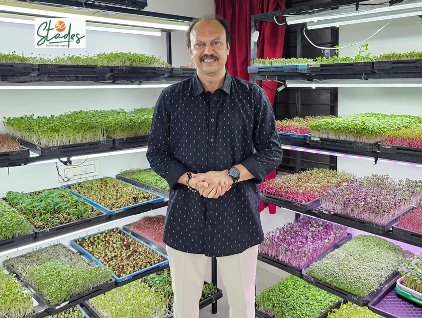 Banker quits job to grow microgreens; earns Rs5 lakh monthly from just a 64 sq ft room