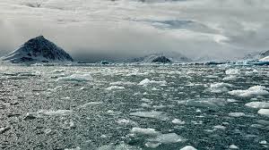 On the edge of the world in the Arctic