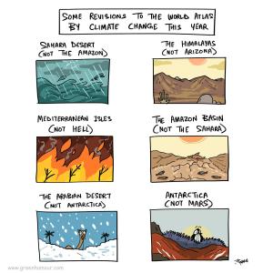 Green Humour by Rohan Chakravarty on the effects of climate change in 2024 1
