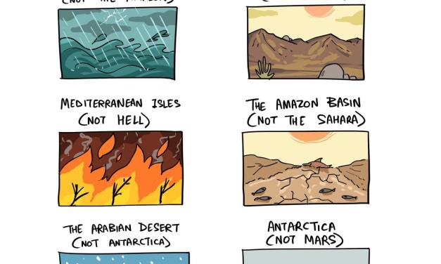 Green Humour by Rohan Chakravarty on the effects of climate change in 2024