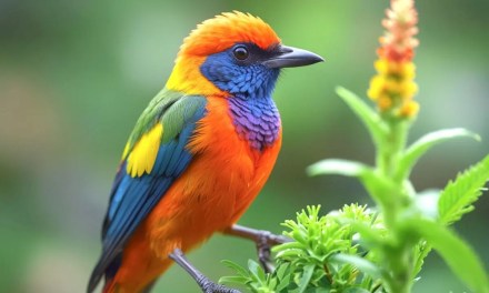 Birds living in cities are usually more colorful and less brown