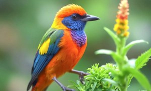 Birds living in cities are usually more colorful and less brown 1