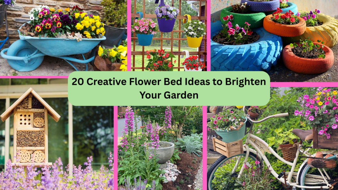 20 Creative Flower Bed Ideas to Brighten Your Garden