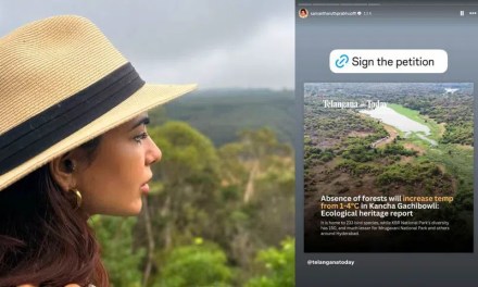 Samantha backs protest against Kancha Gachibowli deforestation, shares climate impact report