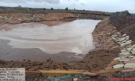 Community Built Pond in Baran District in Rajasthan to store over Seven Lakh Litres of Rainwater