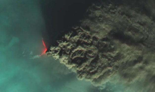 Russian volcano grows ‘devil horns’ and spits out 1,000-mile-long river of smoke — Earth from space