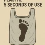5000 Years of plastic, 5 seconds of use.