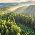 Microplastics are raining down and building up in forests worldwide