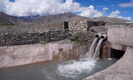 Ladakh diverts 90 million litres of glacier water daily to irrigate 1,000 acres of parched land