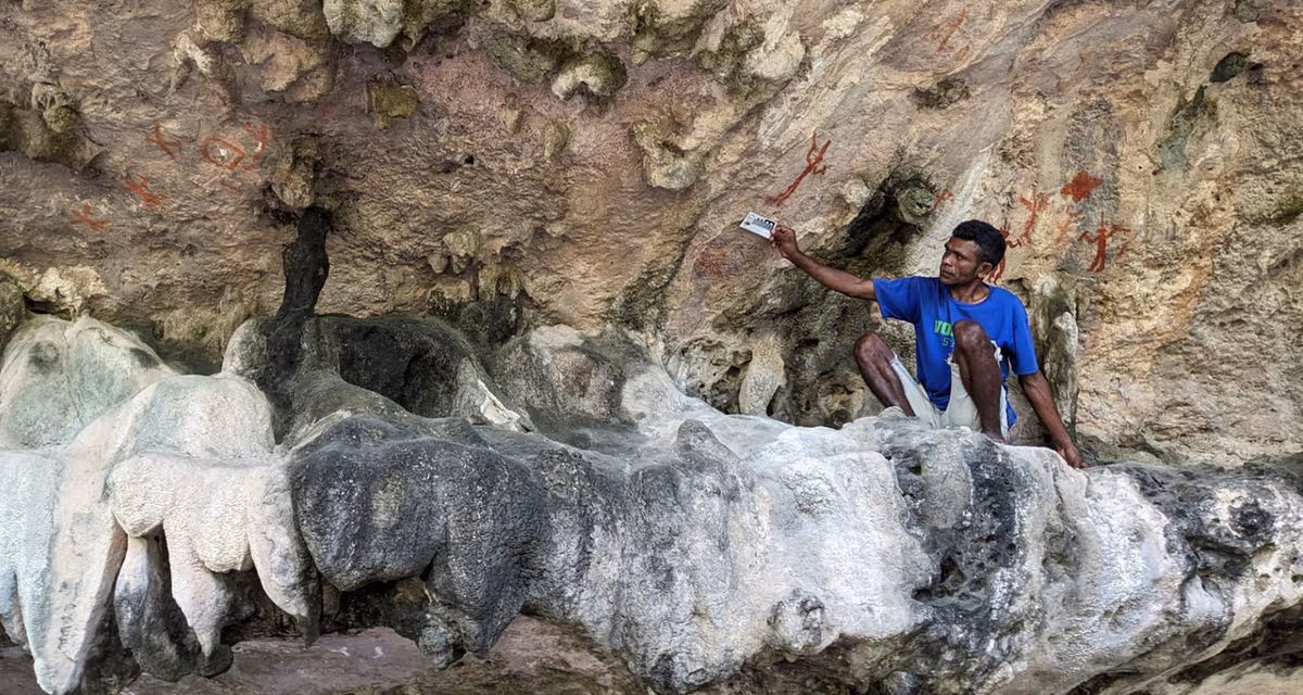 4,000-year-old stone preserves a symbol ancient voyagers carried across the sea