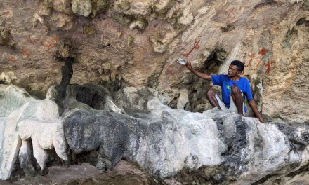 4,000-year-old stone preserves a symbol ancient voyagers carried across the sea